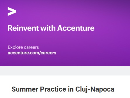 ACCENTURE-Summer Practice in Cluj-Napoca