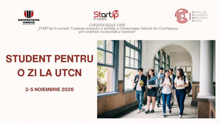 Student pentru o zi la UTCN