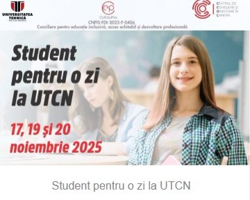 Student pentru o zi la UTCN_17-20.11.2025