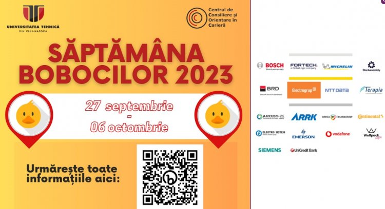 SĂPTĂMÂNA BOBOCILOR ÎN UTCN 2023
